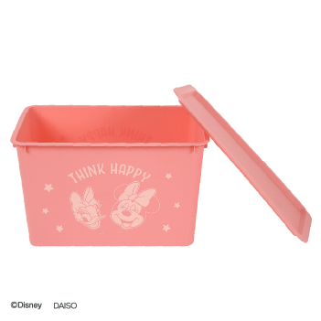 Square storage BOX with lid Deep type (Mickey & Friends)